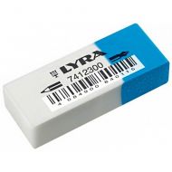 Ластик LYRA для карандашей и чернил двусторонний, сине-белый